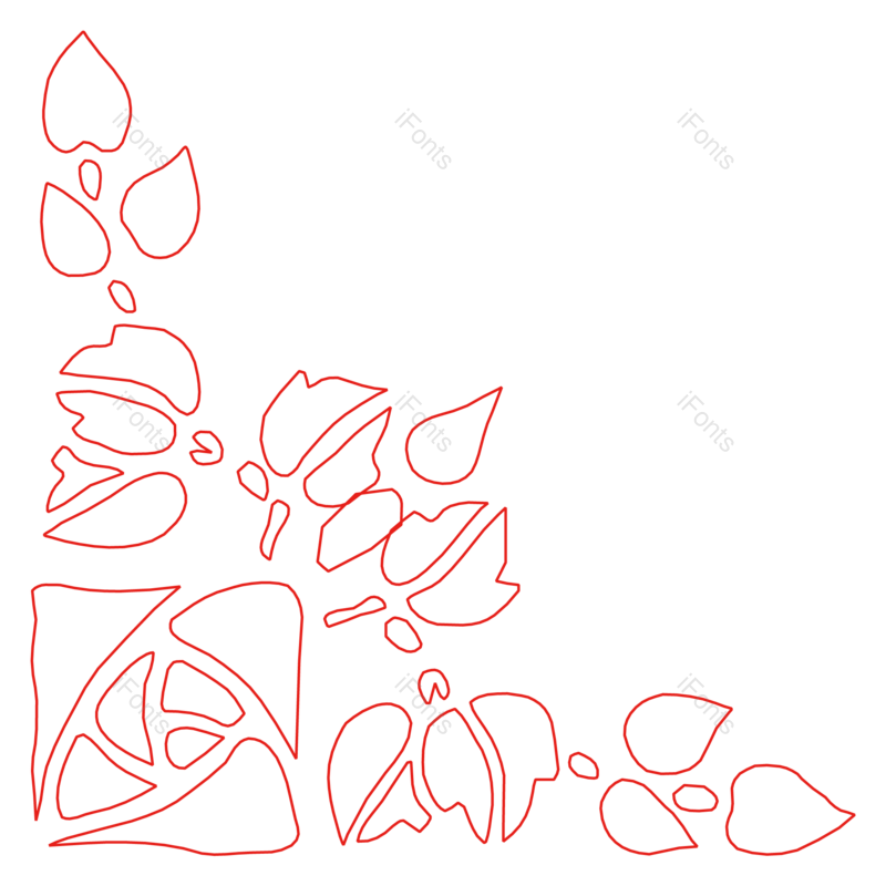 边框图片,中国风元素,花纹PNG,剪纸免抠素材